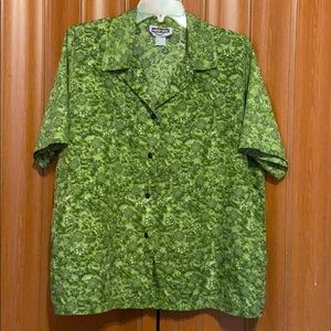 Vintage Nau-Vin Button Down Short Sleeves Blouse